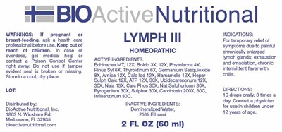 LYMPH III - BANI0058 Lymph III 4 9 24